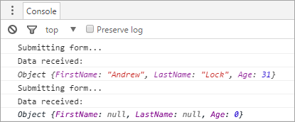 x-www-url-formencoded post is bound correctly but JSON post is not
