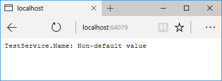 TestService.Name: Non-default value