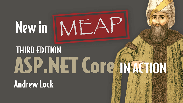Banner image for ASP.NET Core in Action, version 3, is now available