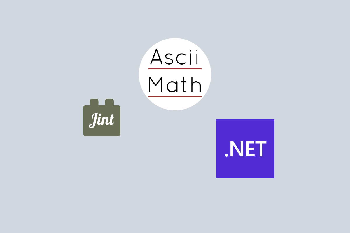 Hacking together an AsciiMath parser for .NET